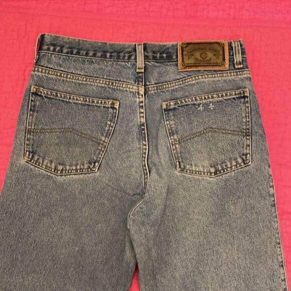 Armani Jeans Blue Straight-Leg Denim, 34x32 - Picture 4 of 8